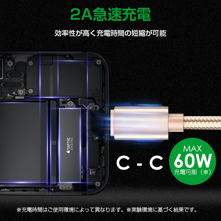 充電ケーブル 2m×3本セット iphone ケーブル Type-cケーブル C to C/USB-A to C iPhone17 16 15 Pro/pro max