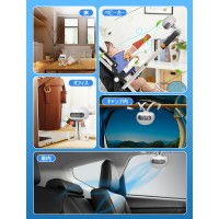 ベビーカーやテレワークでも使える静音・風量調整可能・携帯扇風機（H9N）　送料無料