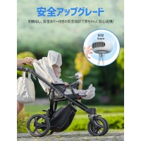 ベビーカーやテレワークでも使える静音・風量調整可能・携帯扇風機（H9N）　送料無料