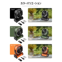 キャンプ 扇風機 アウトドア 大容量バッテリー搭載 充電式 扇風機 災害対策（D12）