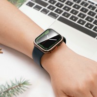 Apple Watch ケース おしゃれ ゴールド（Apple Watch Series 9/8/7 41mm/45mmに）LivelyLife　送料無料