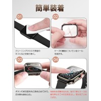 Apple Watch ケース おしゃれ ゴールド（Apple Watch Series 9/8/7 41mm/45mmに）LivelyLife　送料無料