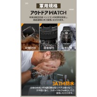 【軍用規格】QX11 メンズ スマートウォッチ アウトドア 通話機能付き iPhone Android対応