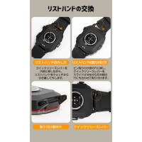 【軍用規格】QX11 メンズ スマートウォッチ アウトドア 通話機能付き iPhone Android対応