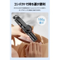 【2024年最新】マグネット式 自撮り棒 三脚付き iPhone  セルカ棒 Magsafe 軽量 卒業 修学旅行 持ち運び便利