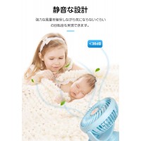 クリップ 卓上扇風機 小型 強力 360°調節可能 アウトドア