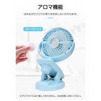 クリップ 卓上扇風機 小型 強力 360°調節可能 アウトドア