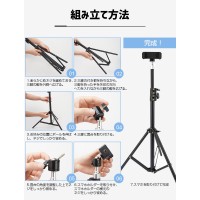 ポータブル超強度合金スマホ三脚スタンド　送料無料