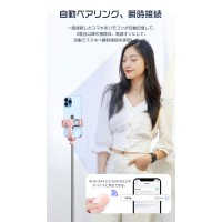 自撮り棒 一脚 三脚 Bluetooth対応 iphone android対応 リモコン付き 折りたたみ式102cm 7段階伸縮 360°調節