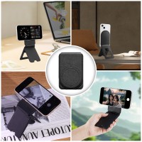 【MagSafe対応】多機能スマホスタンド 薄型 折りたたみ 携帯スタンド 多角度調整 iPhoneスタンド 