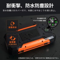 ソーラー モバイルバッテリー 大容量 63200mAh ワイヤレス充電対応 ソーラー充電器 防災 アウトドア