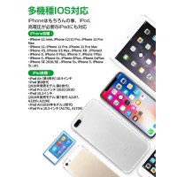 高耐久コネクタ/アルミ合金製のiPhone充電ケーブル(iPhone14にも対応) テレワーク 送料無料