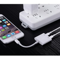 2in1 iPhoneイヤホン変換アダプター（iPhone13にも対応できる）　送料無料