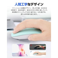 【2.4GHz&Bluetooth5.2】Windows Mac対応できるワイヤレスマウス(M105) 送料無料