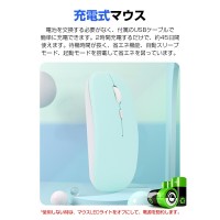 【2.4GHz&Bluetooth5.2】Windows Mac対応できるワイヤレスマウス(M105) 送料無料