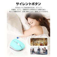 【2.4GHz&Bluetooth5.2】Windows Mac対応できるワイヤレスマウス(M105) 送料無料