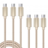 充電ケーブル 2m×3本セット iphone ケーブル Type-cケーブル C to C/USB-A to C iPhone17 16 15 Pro/pro max