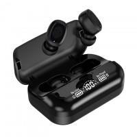 【100時間使用可能】 集音器 ワイヤレス イヤホン型 集音機 Bluetooth USB充電式 リモコン付き 小型　