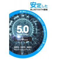 【Bluetooth5.0進化版&Hifi高音質 敬老の日】ネックバンド型が通常のワイヤレスイヤホンより携帯時に便利 送料無料