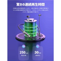 30時間連続再生可能！HI-FI高音質Bluetoothイヤホン：TFカード対応（A4P）　送料無料