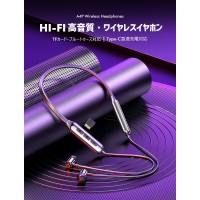 30時間連続再生可能！HI-FI高音質Bluetoothイヤホン：TFカード対応（A4P）　送料無料