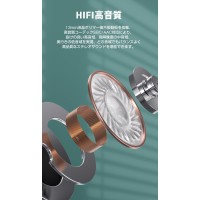 耳掛け イヤホン ワイヤレス おすすめ 安い 高音質 空気伝導 ワイヤレスイヤホン iPhone Android 対応 5.3Bluetooth チップ搭載 12時間連続再生