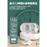 耳掛け イヤホン ワイヤレス おすすめ 安い 高音質 空気伝導 ワイヤレスイヤホン iPhone Android 対応 5.3Bluetooth チップ搭載 12時間連続再生