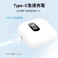 LivelyLife ワイヤレスイヤホン Bluetooth5.4 HiFi高音質 ENCノイズキャンセリング