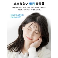 LivelyLife ワイヤレスイヤホン Bluetooth5.4 HiFi高音質 ENCノイズキャンセリング