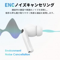 LivelyLife ワイヤレスイヤホン Bluetooth5.4 HiFi高音質 ENCノイズキャンセリング