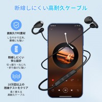 イヤホン 有線 タイプ c USB-A変換アダプター付 イヤホン イヤーカフ Type-C有線イヤホン コード長さ113cm 耳を塞がない bluetooth/充電不要 有線イヤホン