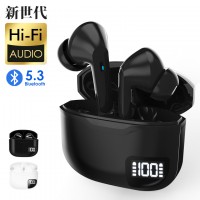 LL10 ワイヤレスイヤホン 高音質 低遅延 ノイズキャンセリング 自動ペアリング 両耳 片耳 Bluetooth 5.3 