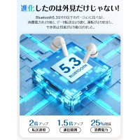 LL10 ワイヤレスイヤホン 高音質 低遅延 ノイズキャンセリング 自動ペアリング 両耳 片耳 Bluetooth 5.3 