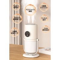 卓上加湿器 超音波式 おしゃれ 首振り 280ml大容量 車載用 寝室 家庭
