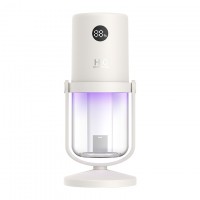 【抗菌プレート＆UV-Cライト搭載】加湿器 コンパクト 加湿器 卓上 オフィス コードレス