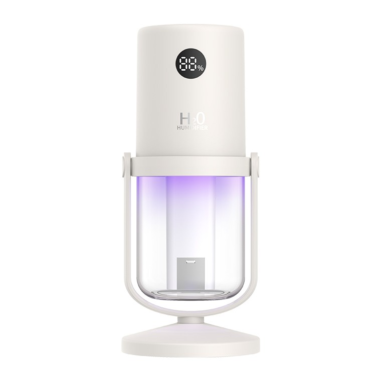 【抗菌プレート＆UV-Cライト搭載】加湿器 コンパクト 加湿器 卓上