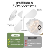 吊り下げファン キャンプ 3段階風力調節 LEDライト/リモコン付 熱中症対策