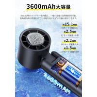 ハンディファン 冷却プレート  強力 手持ち扇風 ネックストラップ付き 軽量 アウトドア