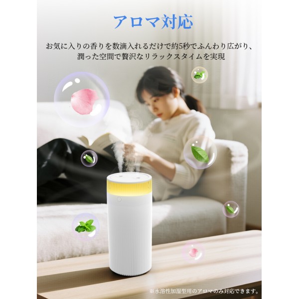 【2026年最新版・二重除菌】加湿器 卓上 オフィス 1.2L 加湿器 大容量 ダブル噴霧 加湿器 お手入れ簡単 