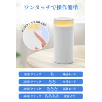 【2026年最新版・二重除菌】加湿器 卓上 オフィス 1.2L 加湿器 大容量 ダブル噴霧 加湿器 お手入れ簡単 