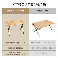 LivelyLife ソロキャンプ テーブル 折りたたみ コンパクト ロール テーブル おしゃれ フェスやハイキングでも便利に使える