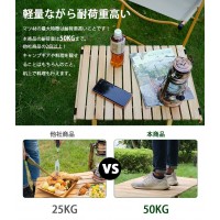 LivelyLife ソロキャンプ テーブル 折りたたみ コンパクト ロール テーブル おしゃれ フェスやハイキングでも便利に使える