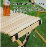 LivelyLife ソロキャンプ テーブル 折りたたみ コンパクト ロール テーブル おしゃれ フェスやハイキングでも便利に使える