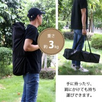 LivelyLife ソロキャンプ テーブル 折りたたみ コンパクト ロール テーブル おしゃれ フェスやハイキングでも便利に使える