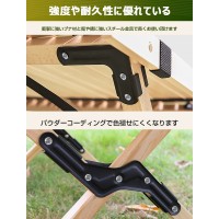 アウトドアテーブル 折りたたみ おしゃれ 安定 頑丈なロールテーブル（120cm）