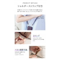 iPhone スマホケース ショルダー タイプ スマホショルダー カード収納 おしゃれ