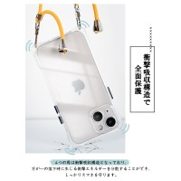 iphone16 ケース クリア ショルダー ストラップ スマホケース 耐衝撃 人気