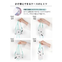 iphone16 ケース クリア ショルダー ストラップ スマホケース 耐衝撃 人気