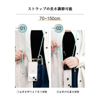 iphone16 ケース クリア ショルダー ストラップ スマホケース 耐衝撃 人気