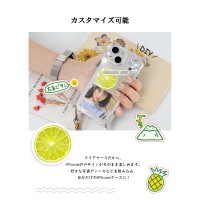 iphone16 ケース クリア ショルダー ストラップ スマホケース 耐衝撃 人気